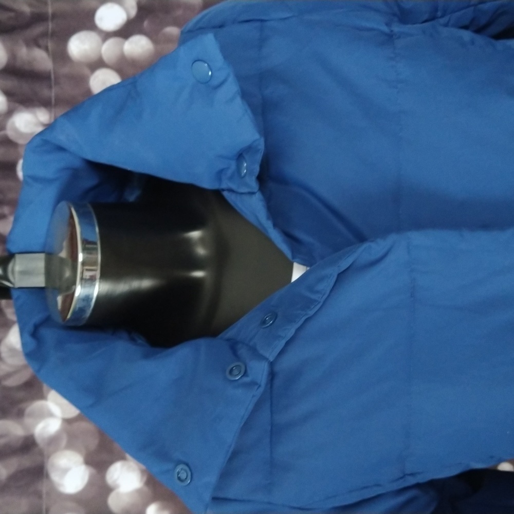 EUC Down Filled Puffer Coat 🧥 Royal Blue sz XS by JOE FRESH - Picture 2 of 10